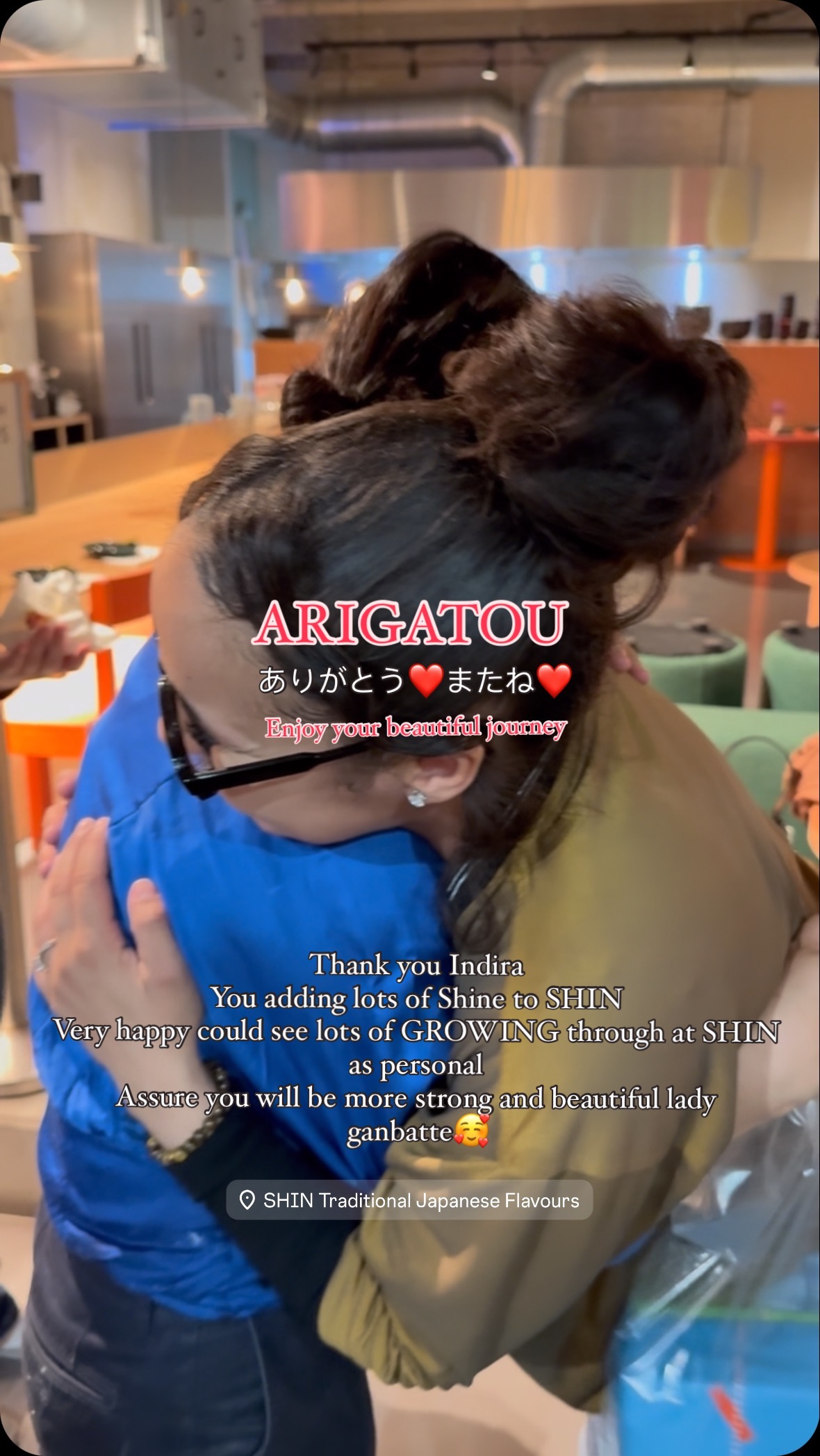 人生/LIFE

SHINのおかげで貴女に出会えたこと🥹🥰
日本旅行で本当の日本を感じたからこそ、SHINが真に追い求める姿を理解し、貴女なりの価値をシンに与えてくれたこと😌
仕事に対し、以前以上により誠実で一生懸命であってくれたこと🥹🥰

貴女の人としての成長をSHINを介して見守ることができて幸せでした😊

ありがとう😊またね❤️