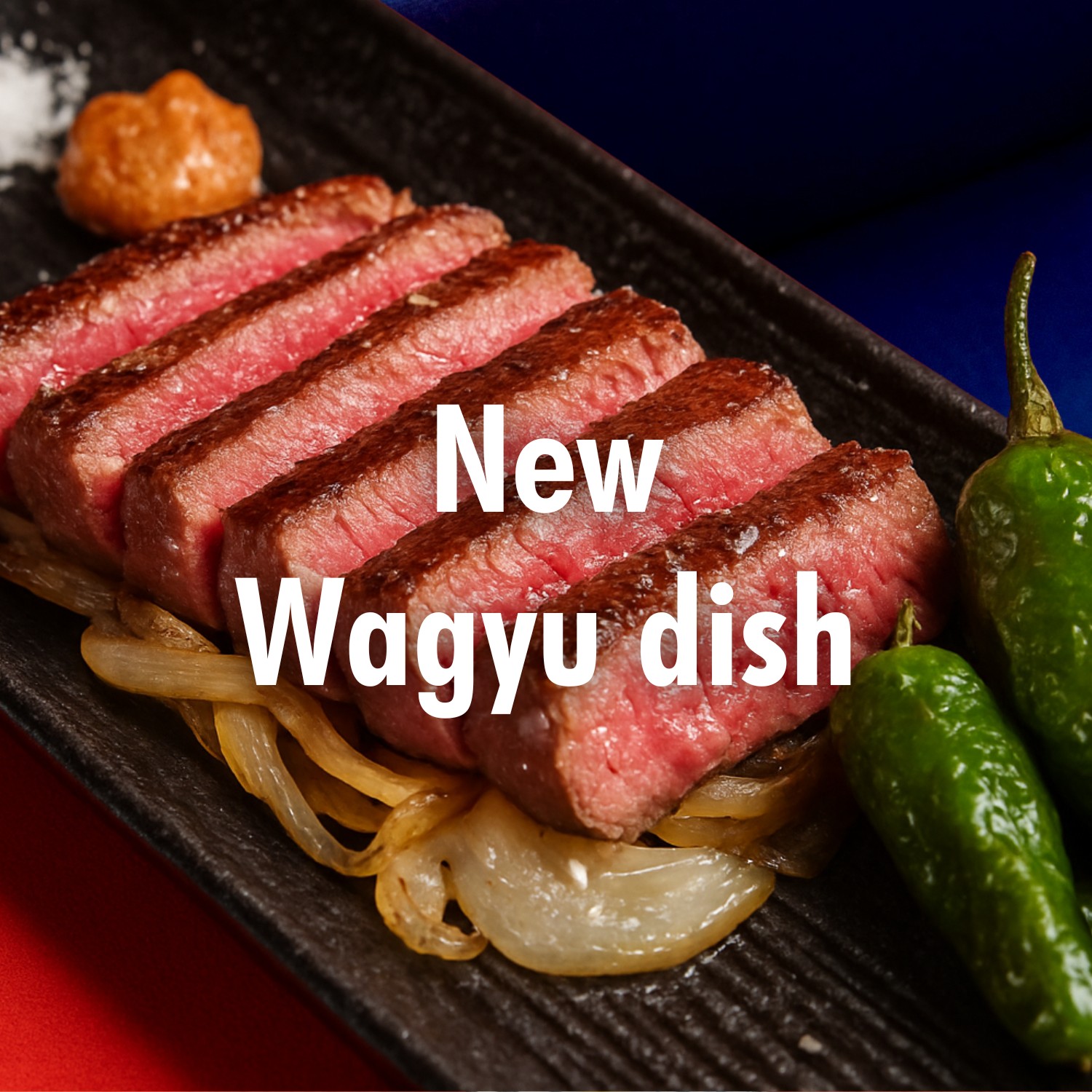 Wagyu from kagoshima is very popular at SHIN since 2022.
3rd year of SHIN we have new wagyu dish!!