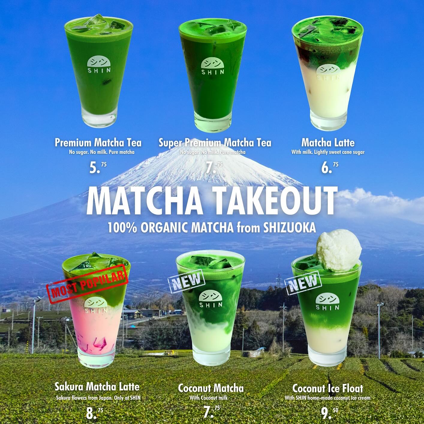 SHIN MATCHA TAKEOUT starts❤️
We open 14:00 to welcome matcha lover💚 

Summer new flavor is coconut  matcha 🥥 
Coconut ice is SHIN’s homemade🤍

Takeaway or Enjoy at SHIN’s bar/terrace♥️

#matcha 
#matchalover 
#sakuramatcha 
#coconutmatcha 
#organicmatcha 
#rotterdam 
#rotterdammatcha
#matcharotterdam 
#takeout 
#takeoutmatcha